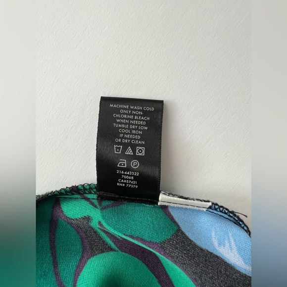 Ann Taylor | Floral Black and Blue Dress - Picture 5 of 8